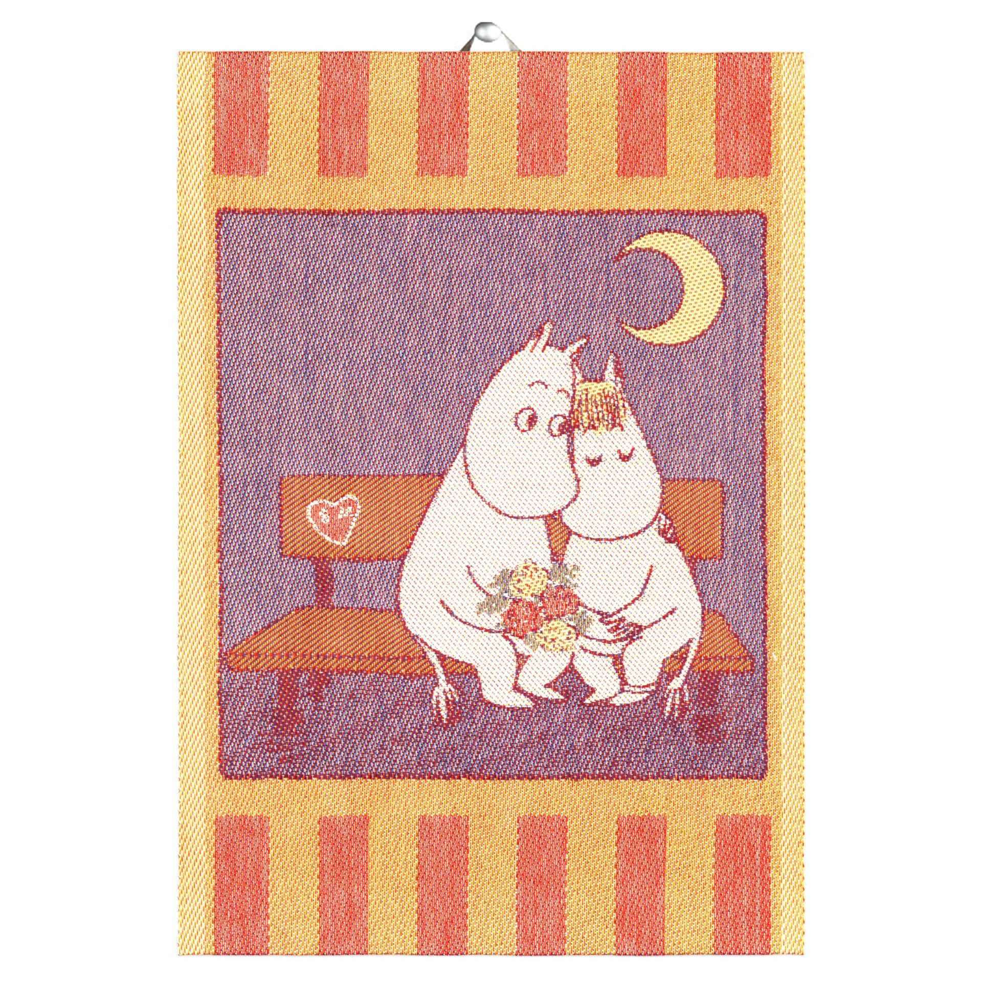 Mumin kitchen towel 35x50 cm, Sweethearts Ekelund Linneväveri