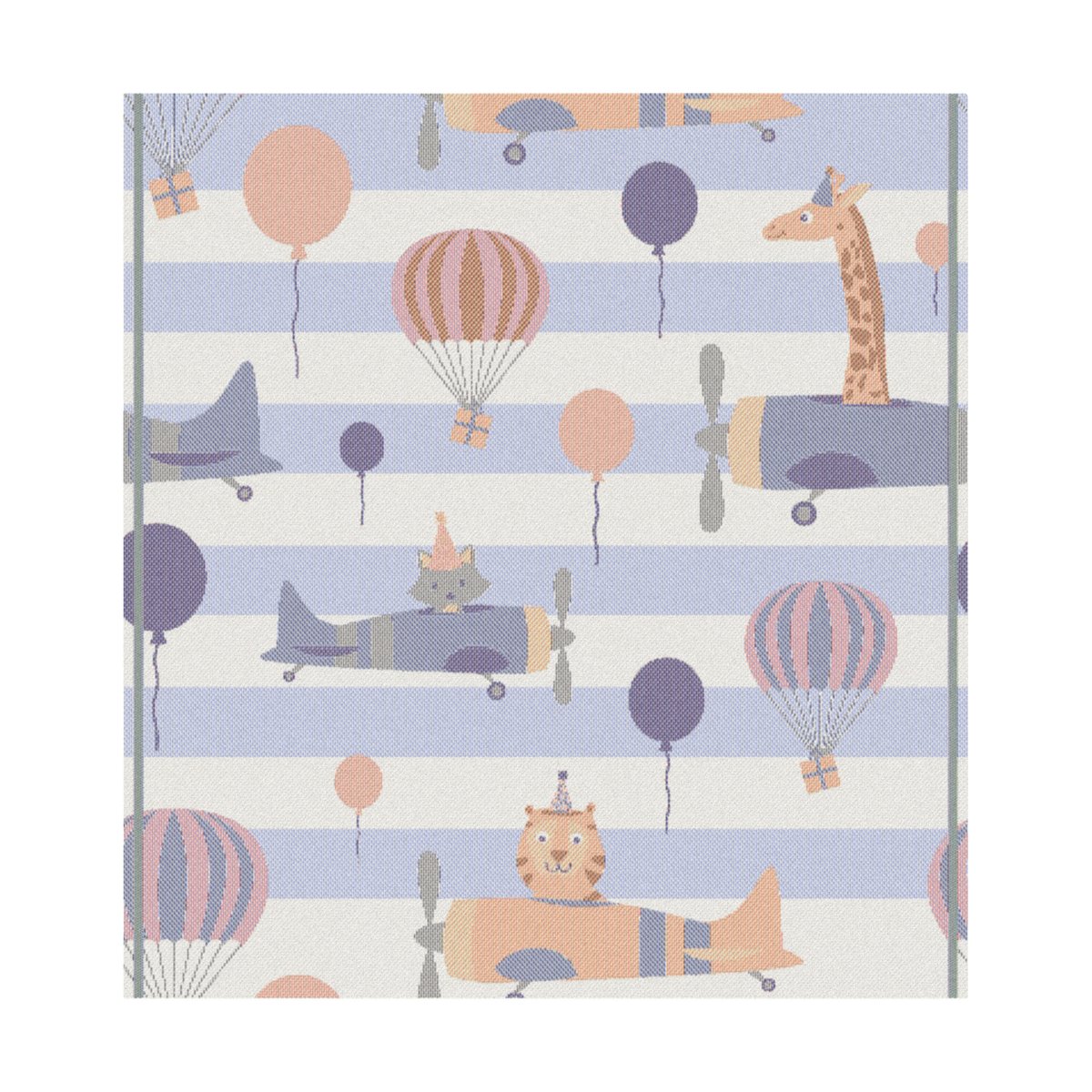 Ekelund Linneväveri New Arrival baby blanket 70x75 cm Multi