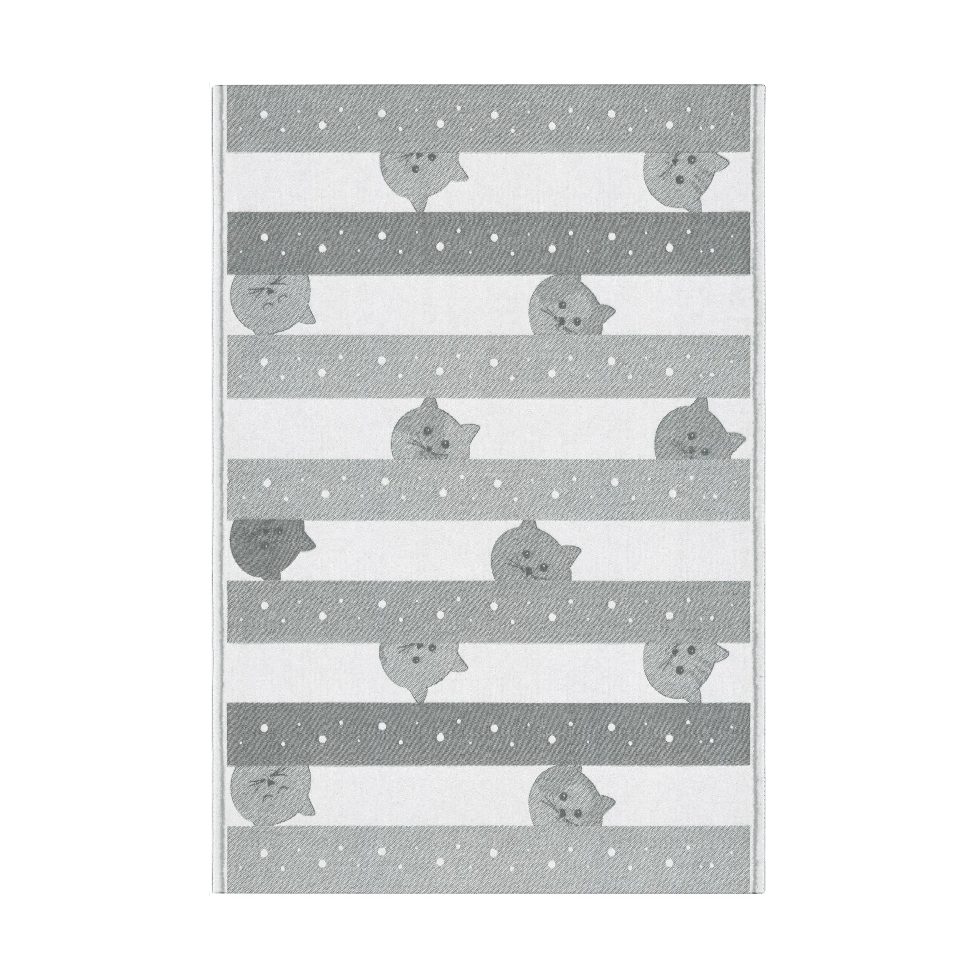 Peekaboo baby blanket 72x105 cm, Grey Ekelund Linneväveri