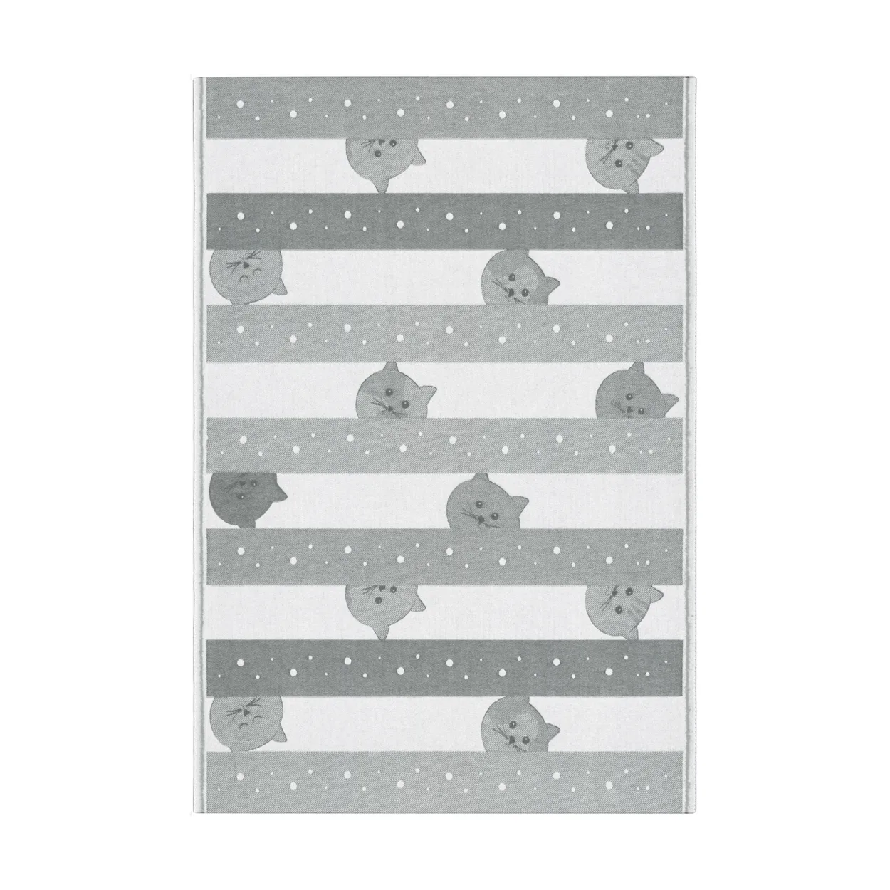 Ekelund Linneväveri Peekaboo baby blanket 72x105 cm Grey