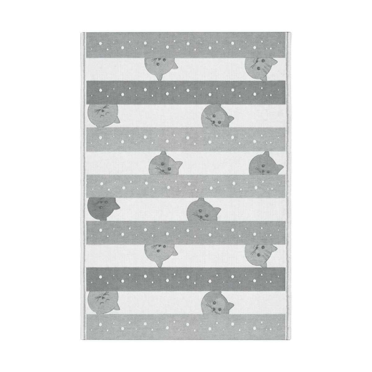 Ekelund Linneväveri Peekaboo baby blanket 72x105 cm Grey