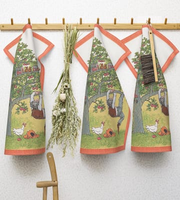 Pettson & Findus kitchen towel - Apple tree - Ekelund Linneväveri