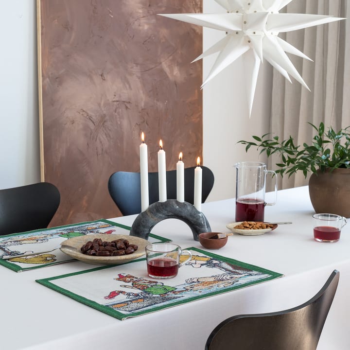 Pettson & Findus placemat 35x48 cm, ginger bread Ekelund Linneväveri