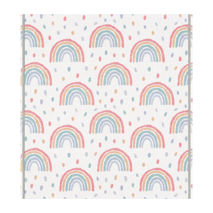Rainbow baby blanket - 70x75 cm - Ekelund Linneväveri