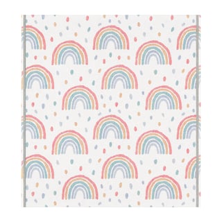 Ekelund Linneväveri Rainbow baby blanket 70x75 cm