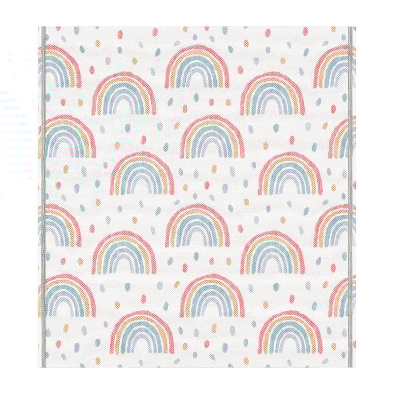 Ekelund Linneväveri Rainbow baby blanket 70x75 cm