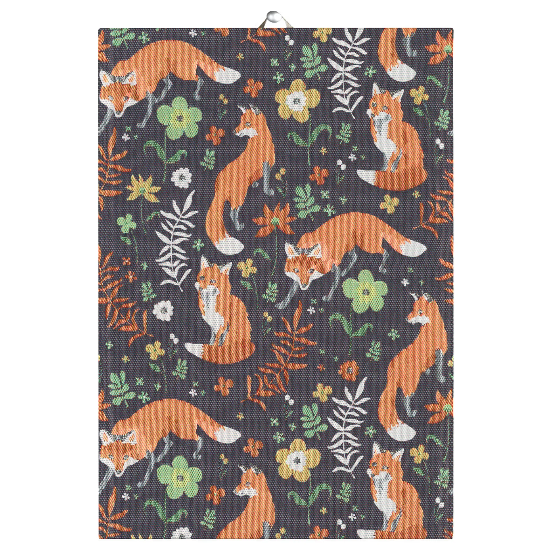 Rävrike kitchen towel 35x50 cm, multi Ekelund Linneväveri