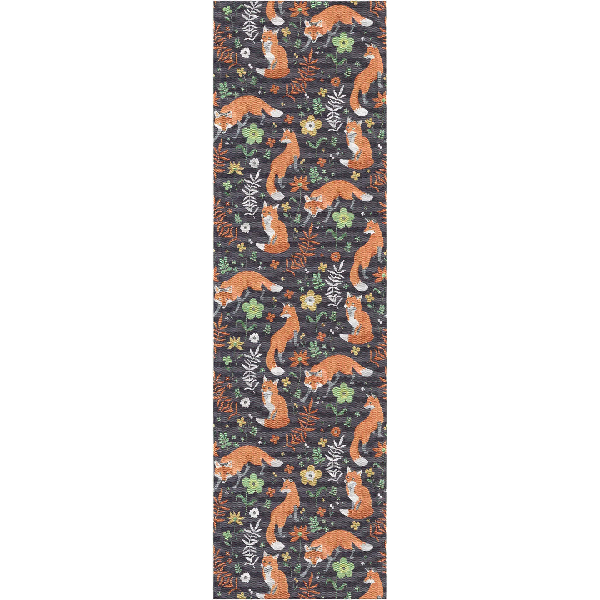 Rävrike table runner 35x120 cm, multi Ekelund Linneväveri