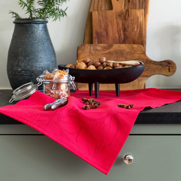 Rödsta kitchen towel 35x50 cm - red - Ekelund Linneväveri