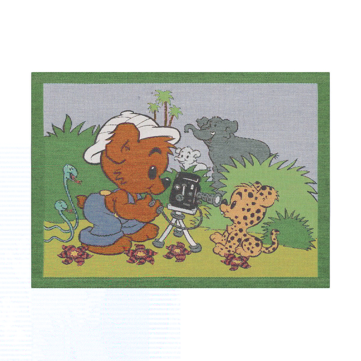 Ekelund Linneväveri Safari placemat 35x48 cm Multi | Scandinavian Design | Placemats | Multi