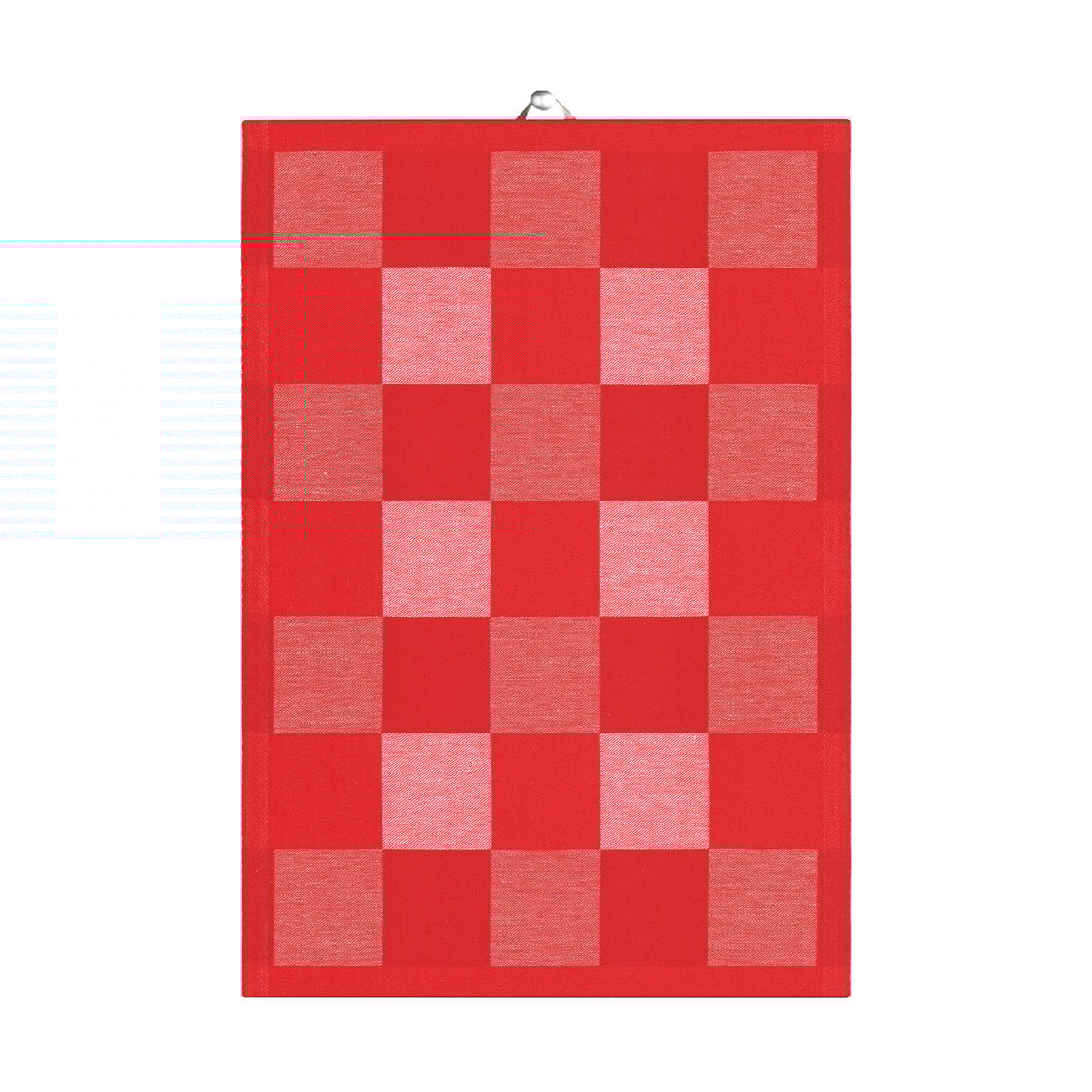 Ekelund Linneväveri Schack kitchen towel red 35x50 cm