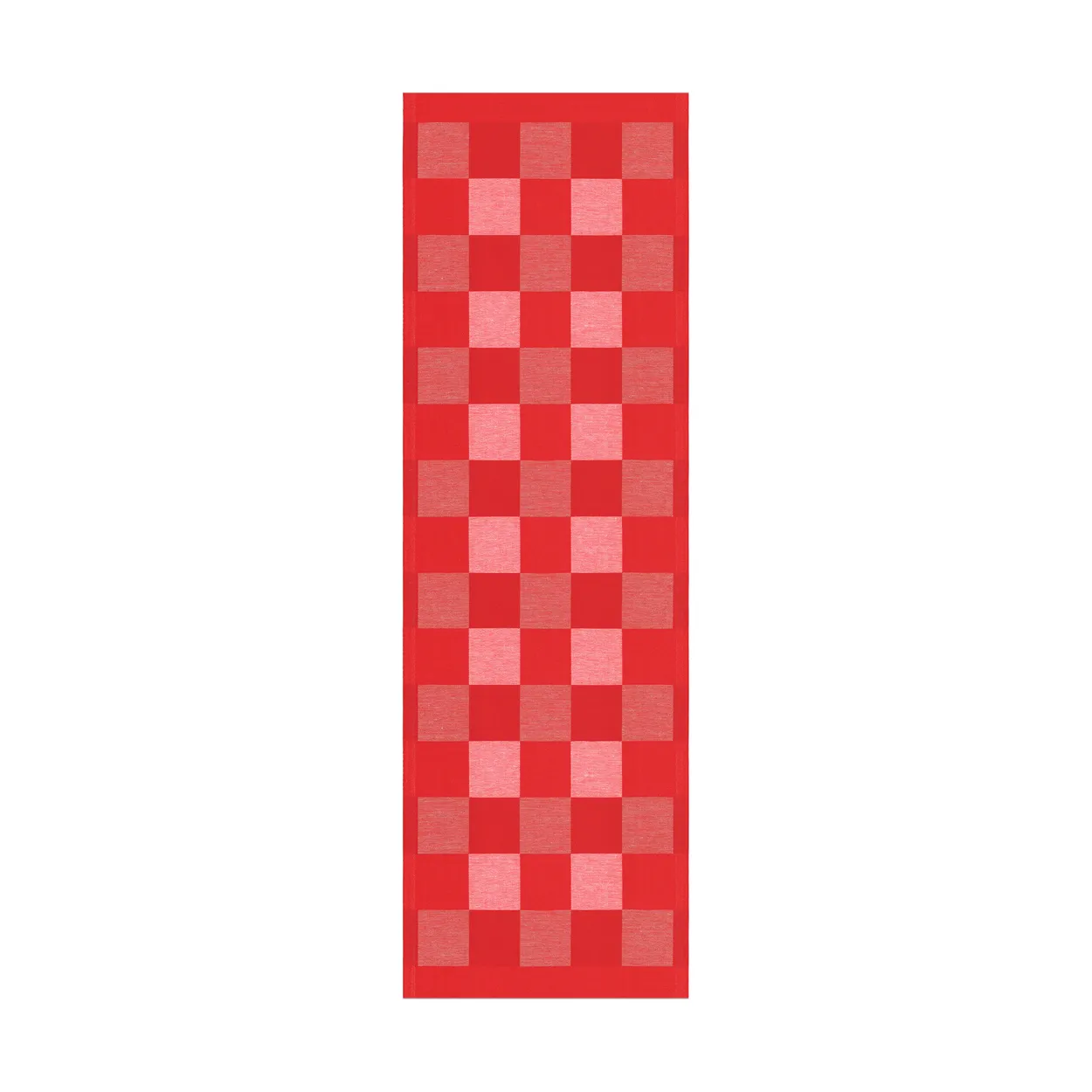 Ekelund Linneväveri Schack runner red 35x110 cm | Scandinavian Design | Table runners | Red