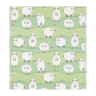 Ekelund Linneväveri Sheep baby blanket 70x75 cm