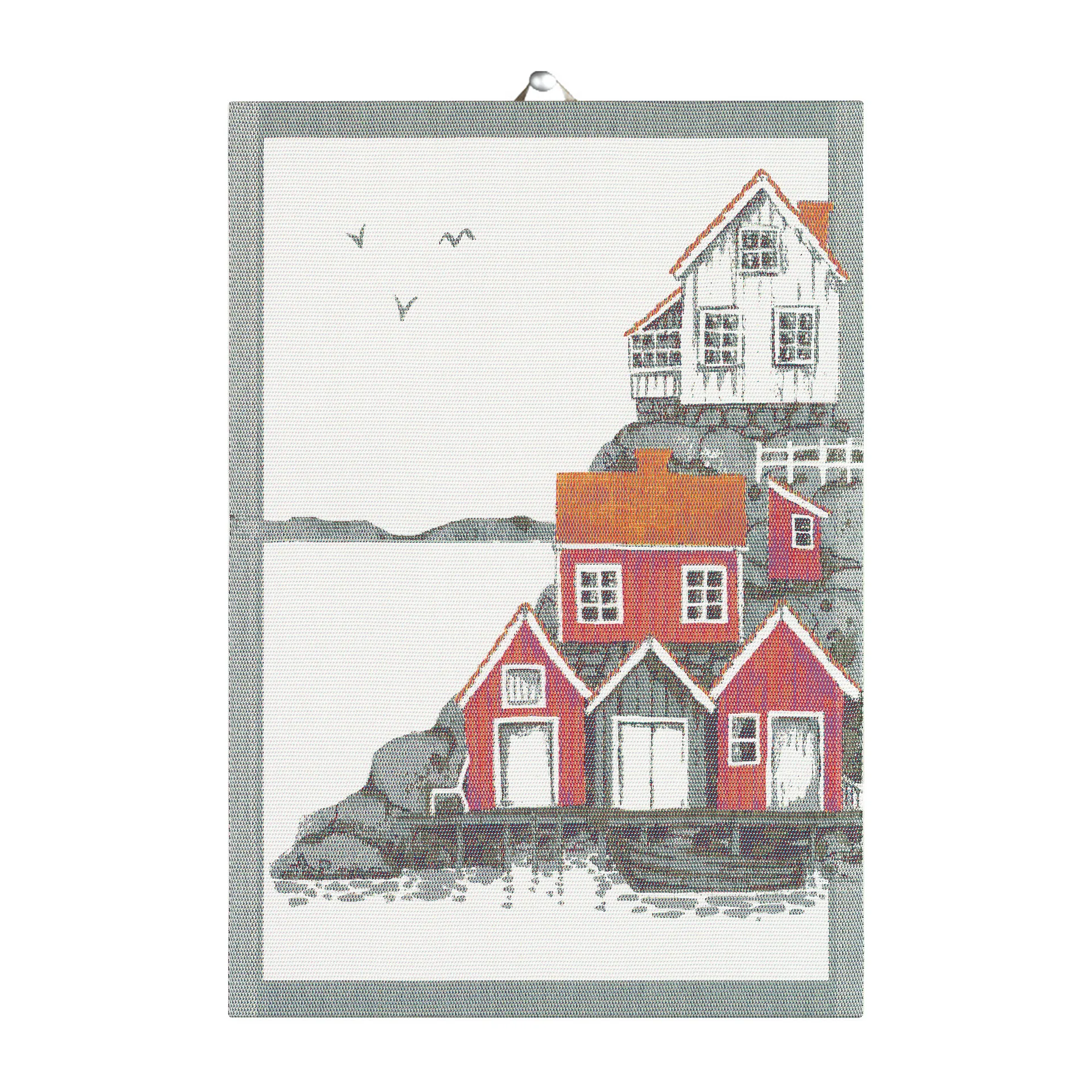 Skärgård kitchen towel 35x50 cm, Multi Ekelund Linneväveri