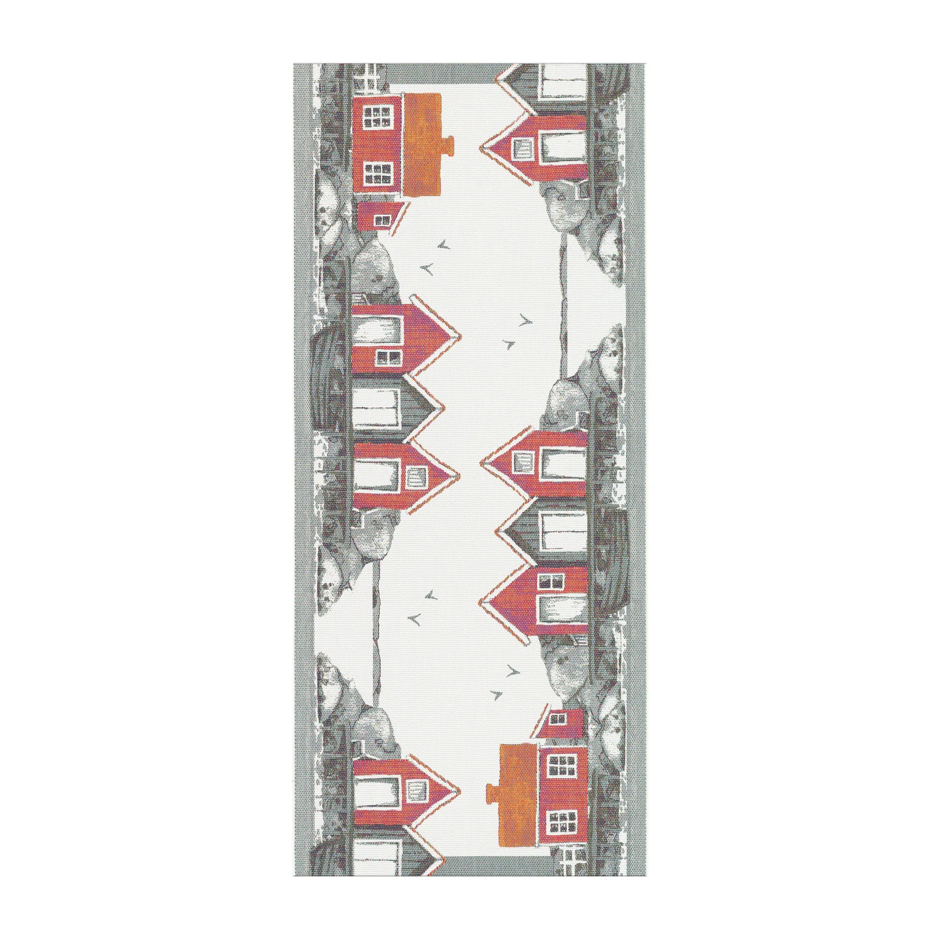 Skärgård table runner 35x80 cm, Multi Ekelund Linneväveri