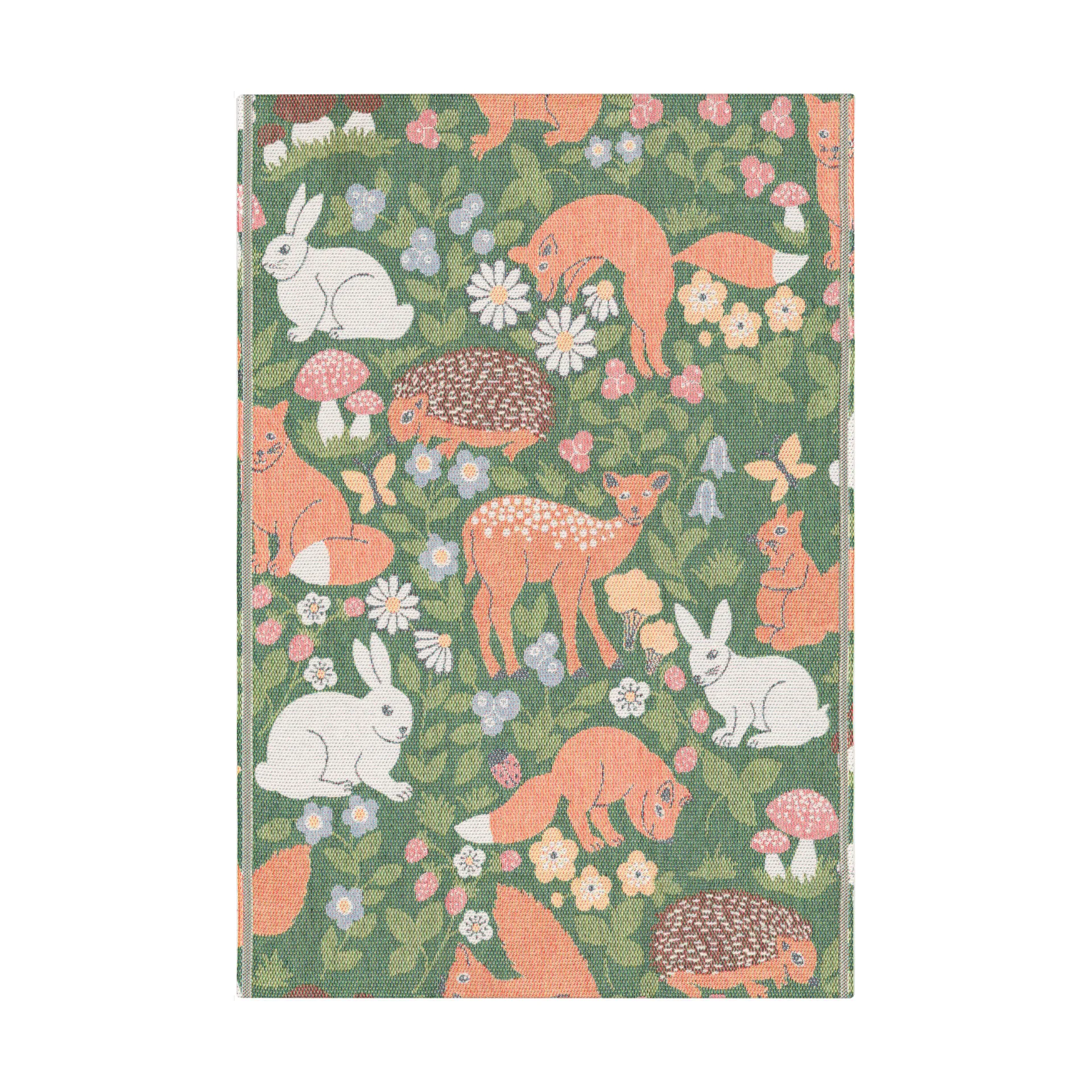 Skogslek baby blanket 72x105 cm, Multi Ekelund Linneväveri