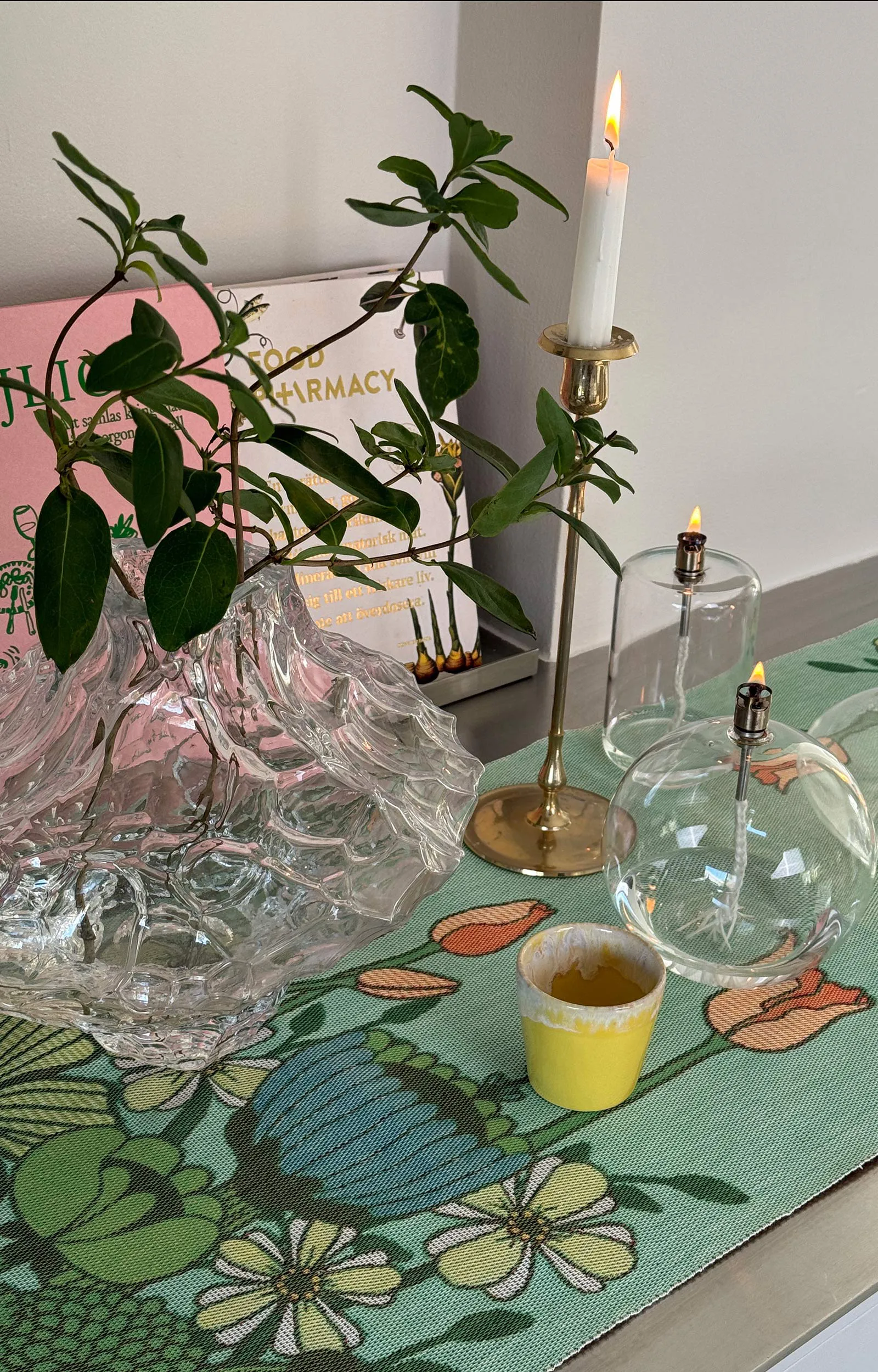 Soft Green kitchen towel 35x50 cm, Green Ekelund Linneväveri