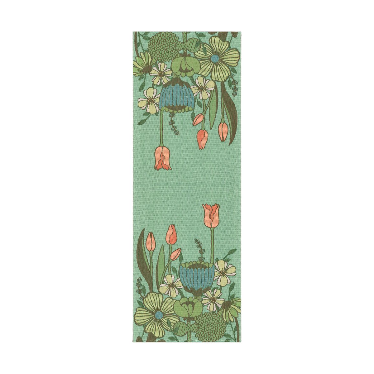 Ekelund Linneväveri Soft Green table runner 35x100 cm Green