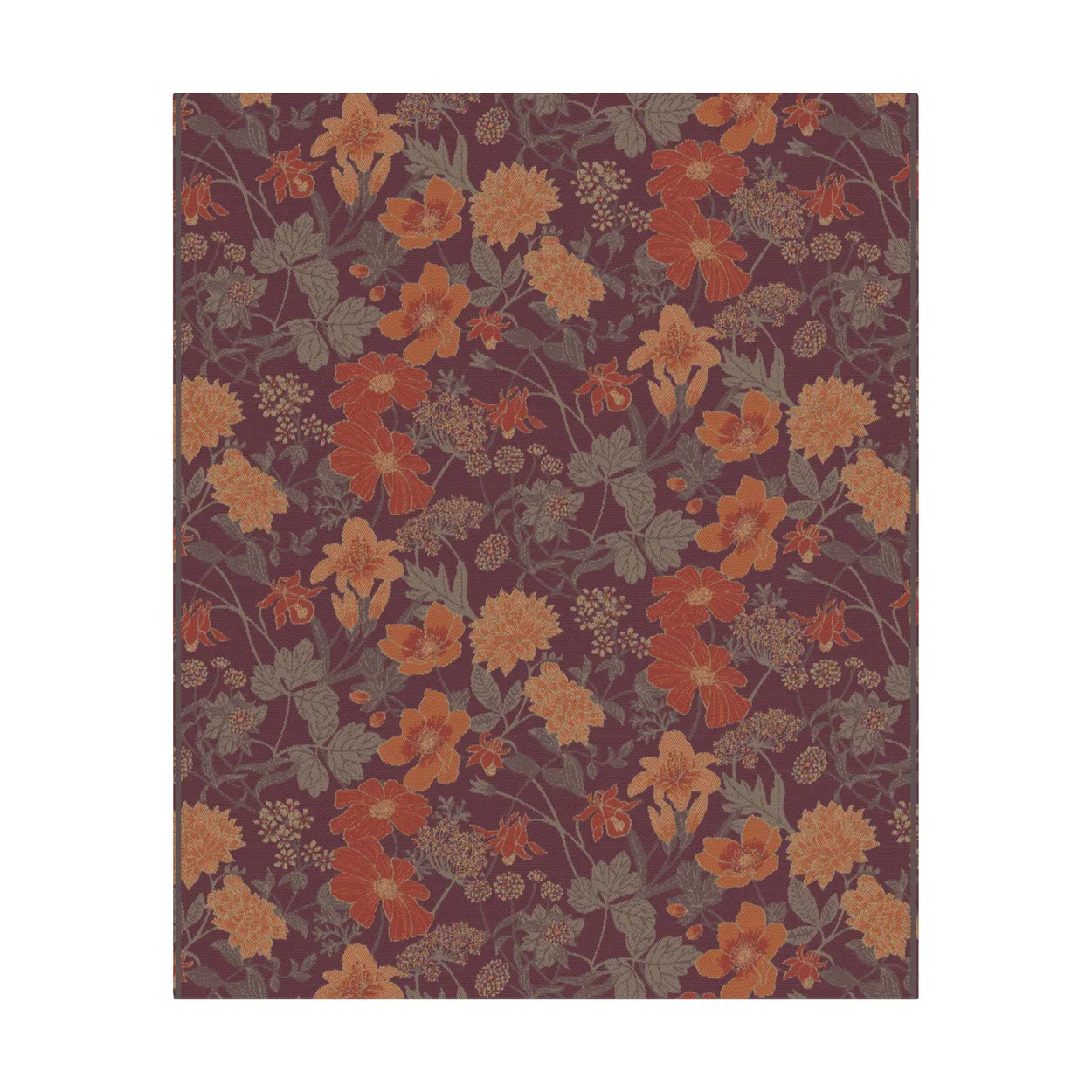 Ekelund Linneväveri Soft throw 140x170 cm Brown | Scandinavian Design | Wool blankets & throws | Brown