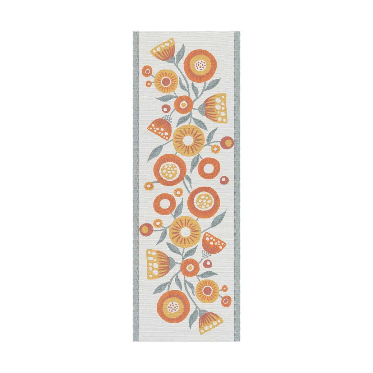 Ekelund Linneväveri Solblomma runner 35x100 cm | Scandinavian Design | Table runners | Yellow