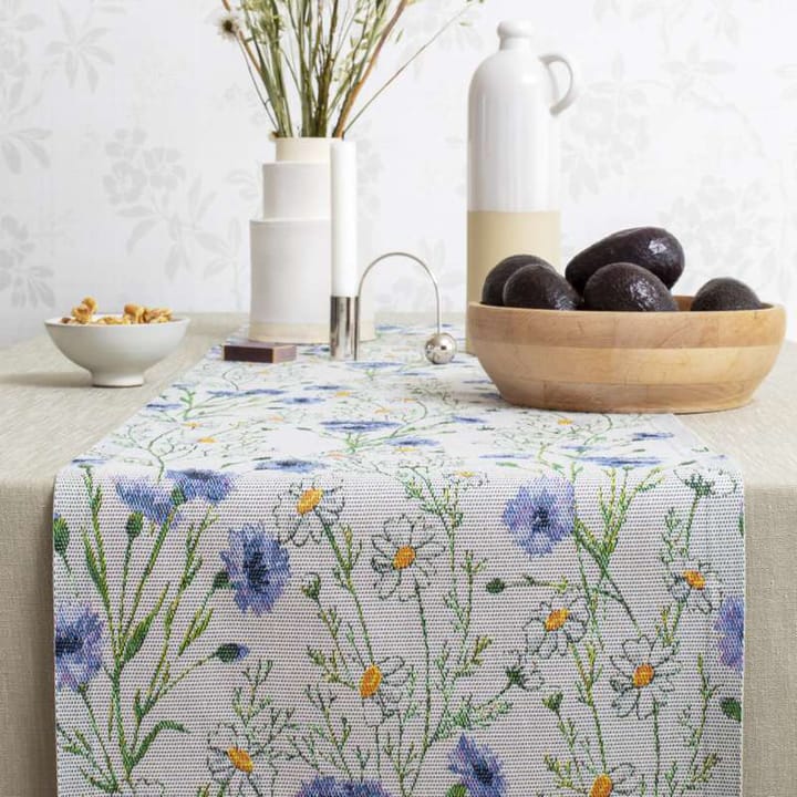 Sommar table cloth 35x80 cm - multi - Ekelund Linneväveri