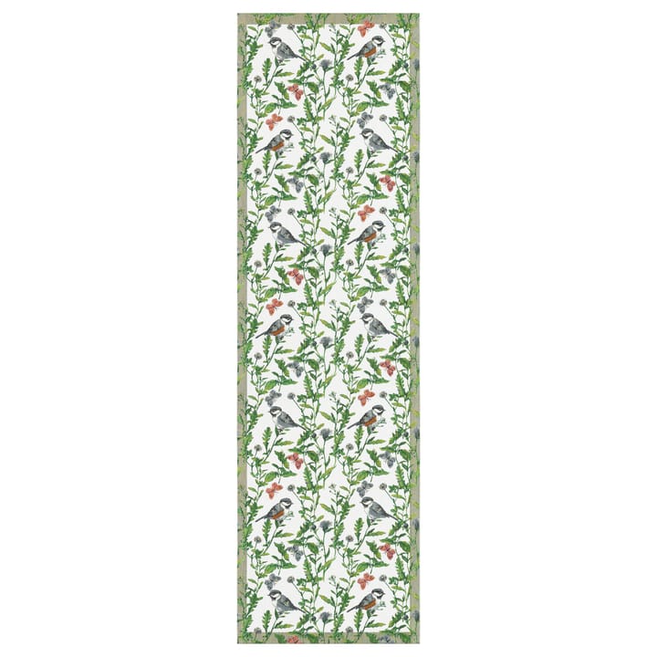 Sommarfåglar table runner 35x120 cm, Multi Ekelund Linneväveri