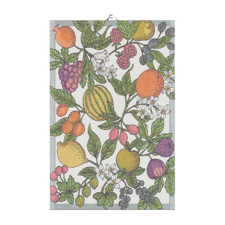Sommarfrukt kitchen towel - 40x60 cm - Ekelund Linneväveri