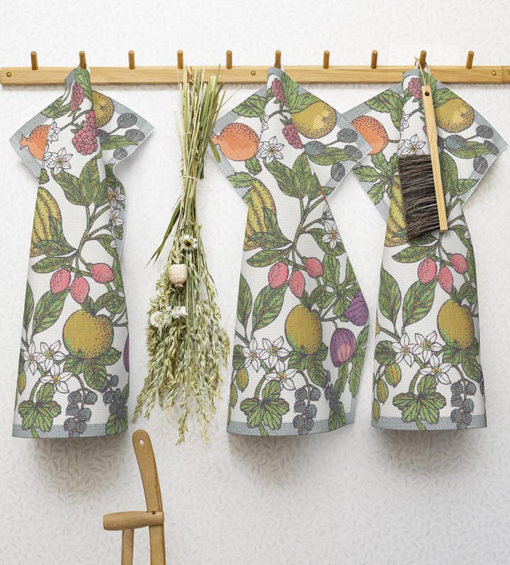 Sommarfrukt kitchen towel - 40x60 cm - Ekelund Linneväveri