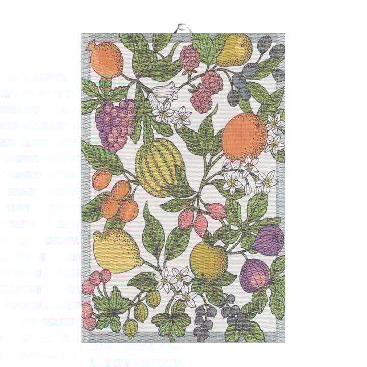 Sommarfrukt kitchen towel, 40x60 cm Ekelund Linneväveri