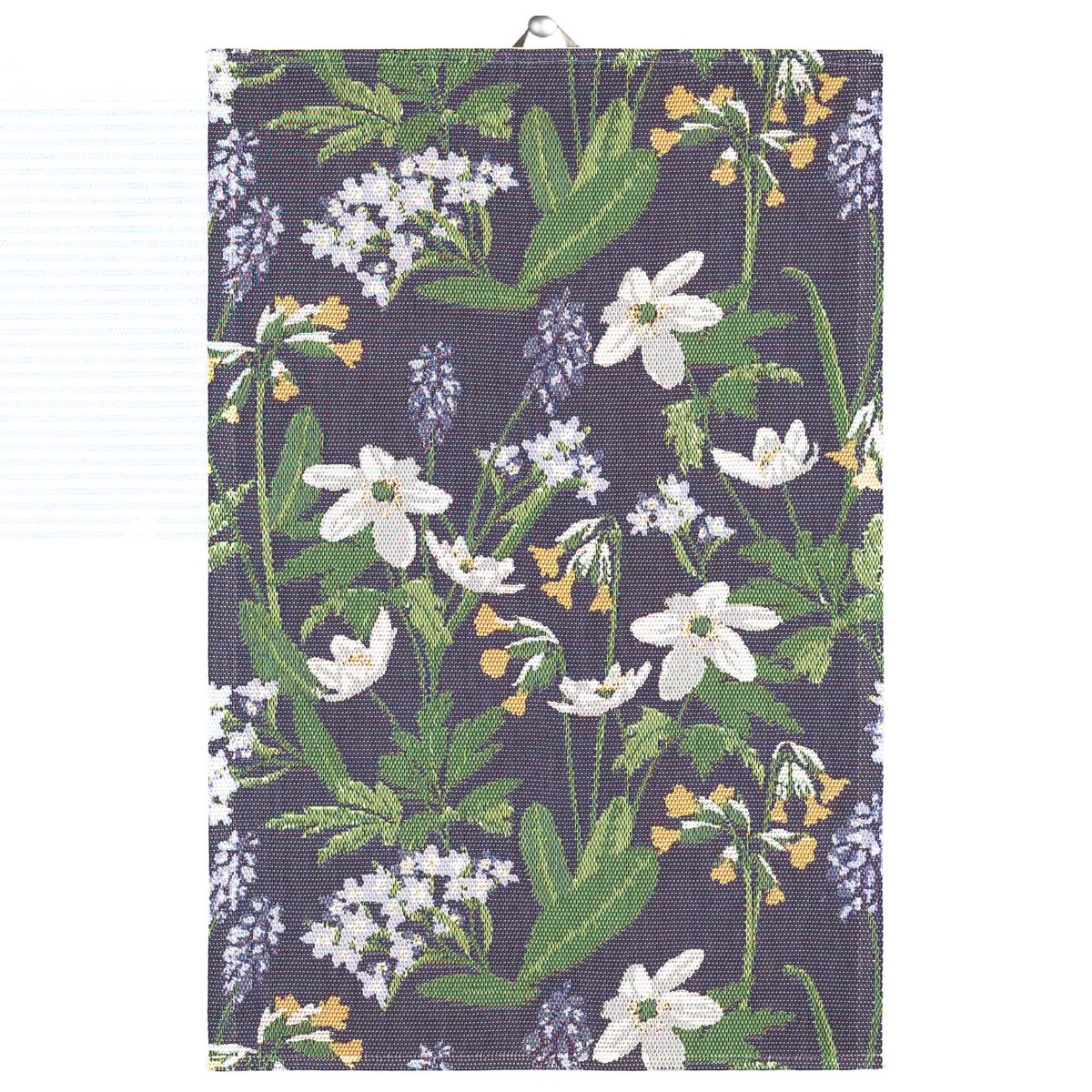 Ekelund Linneväveri Spring kitchen towel 40x60 cm | Scandinavian Design | Kitchen tea towels | Blue