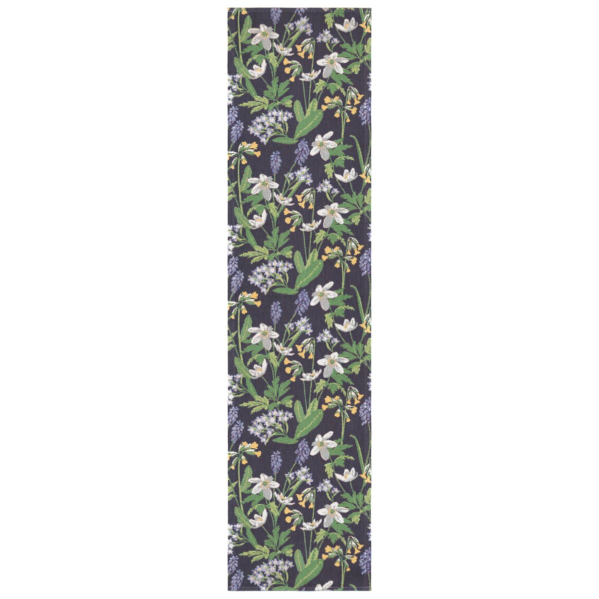 Ekelund Linneväveri Spring runner 35x140 cm | Scandinavian Design | Table runners | Blue