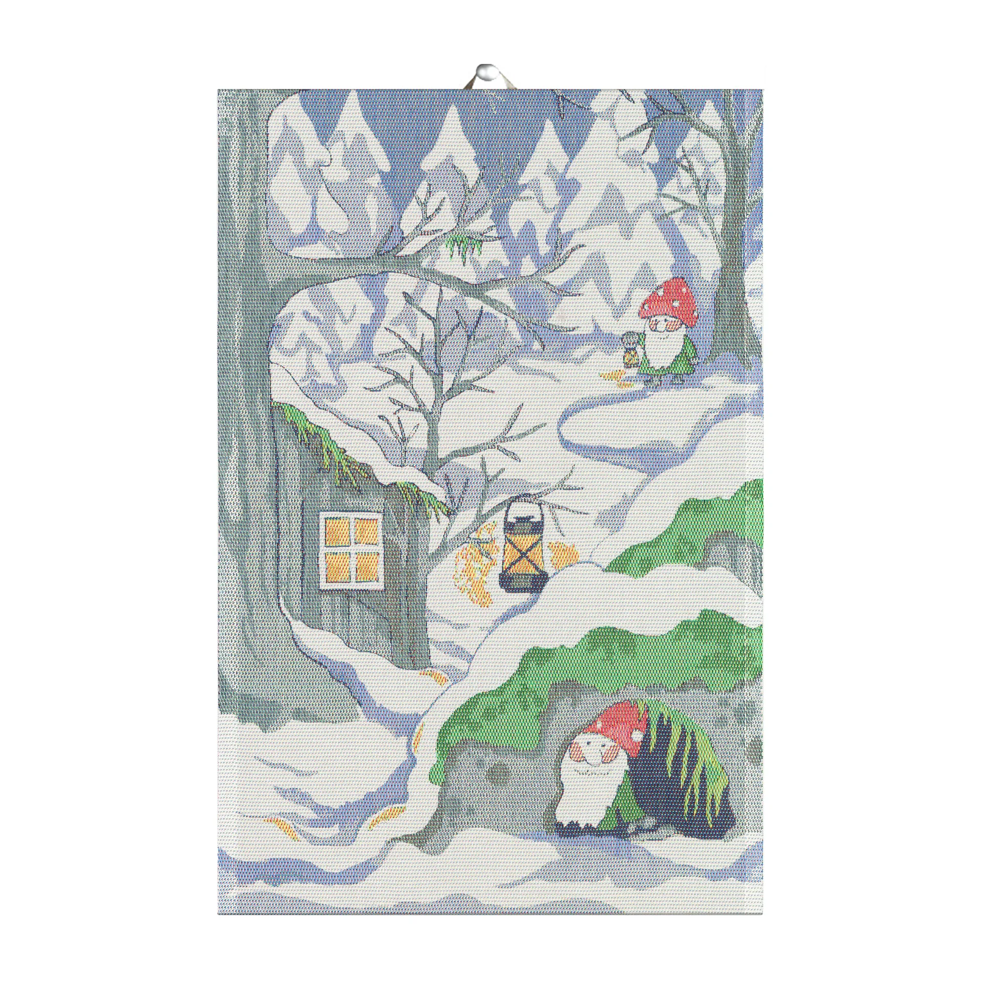 Stugan kitchen towel 40x60 cm, Blue Ekelund Linneväveri