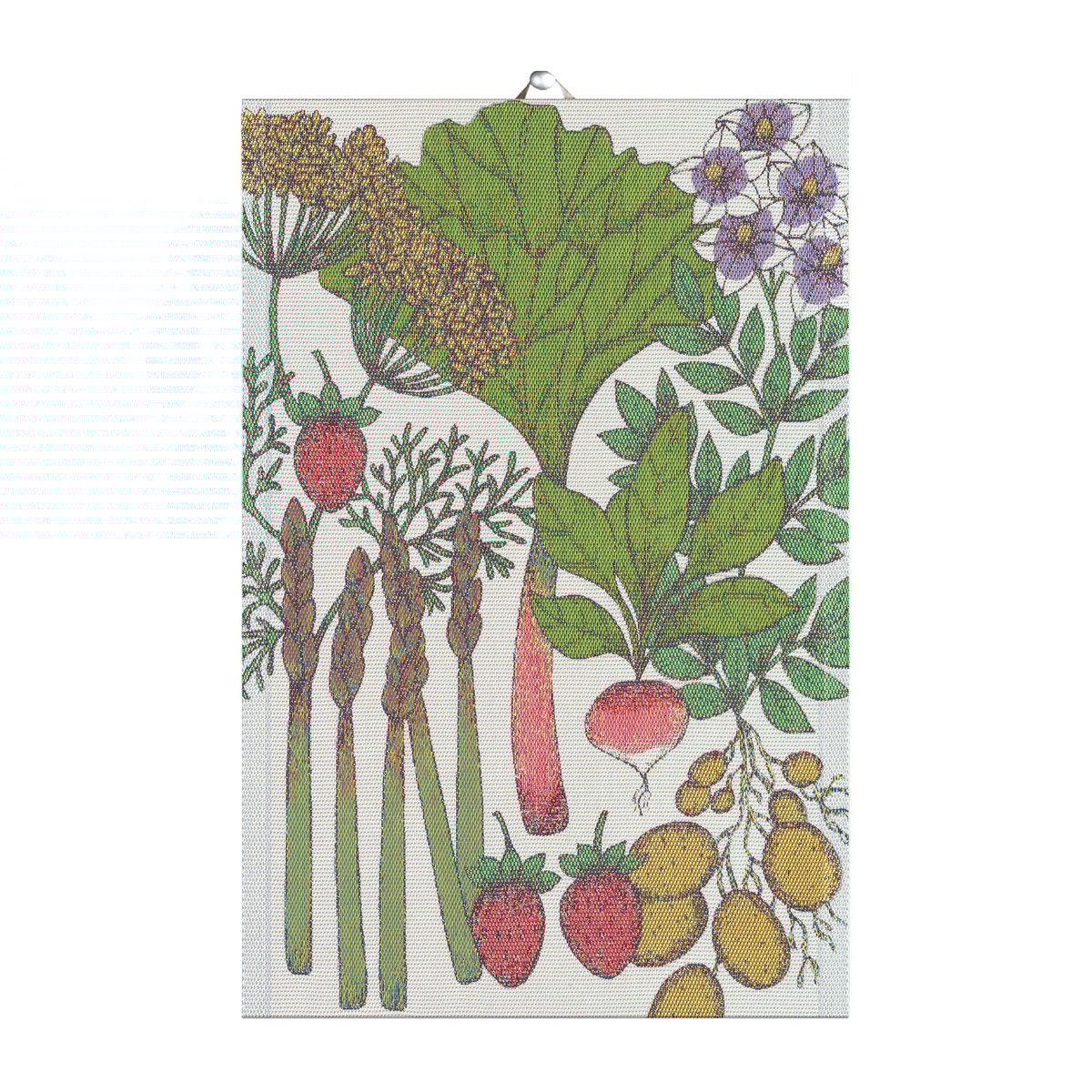 Ekelund Linneväveri Summer greens kitchen towel 40x60 cm