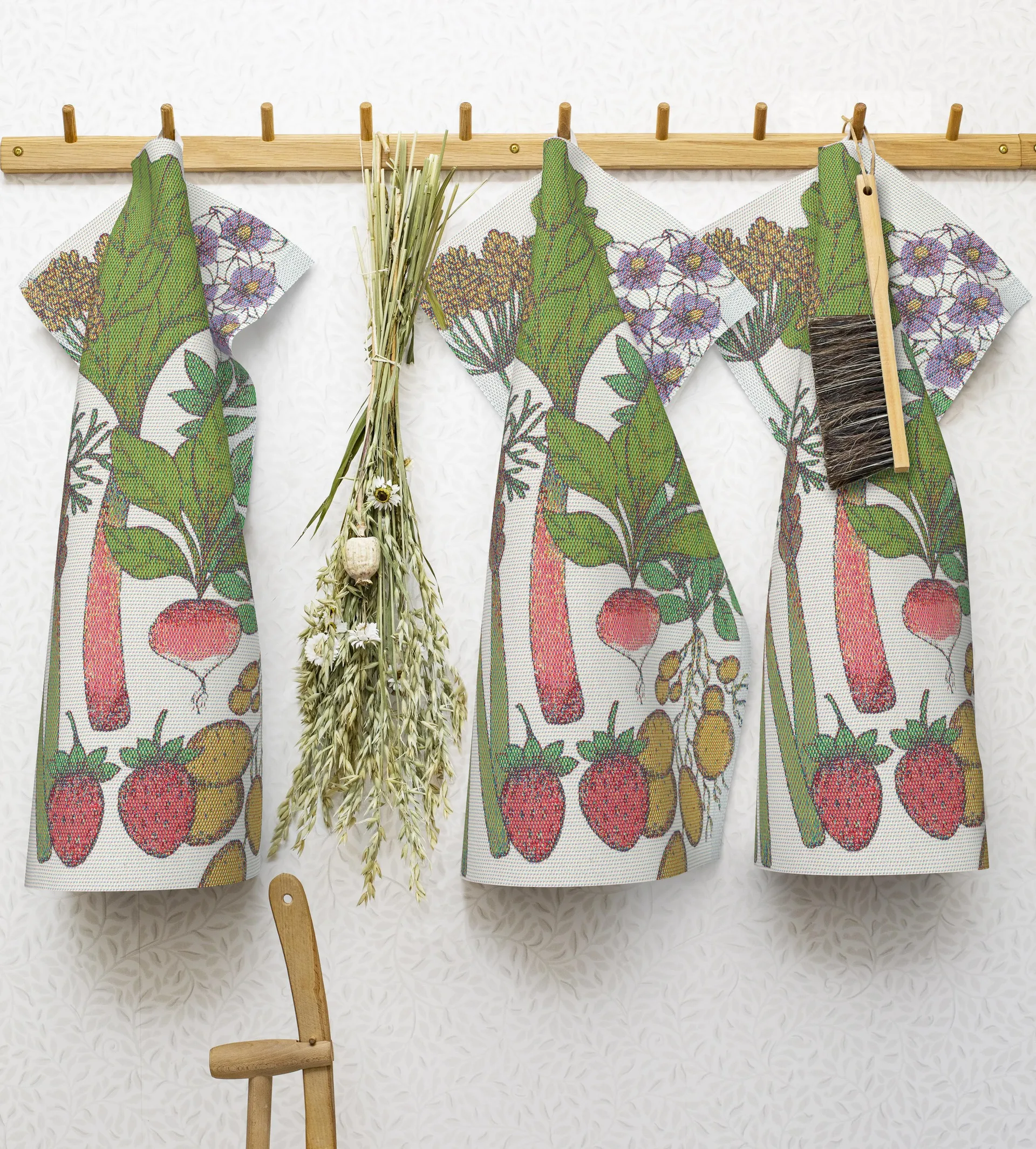 Summer greens kitchen towel, 40x60 cm Ekelund Linneväveri