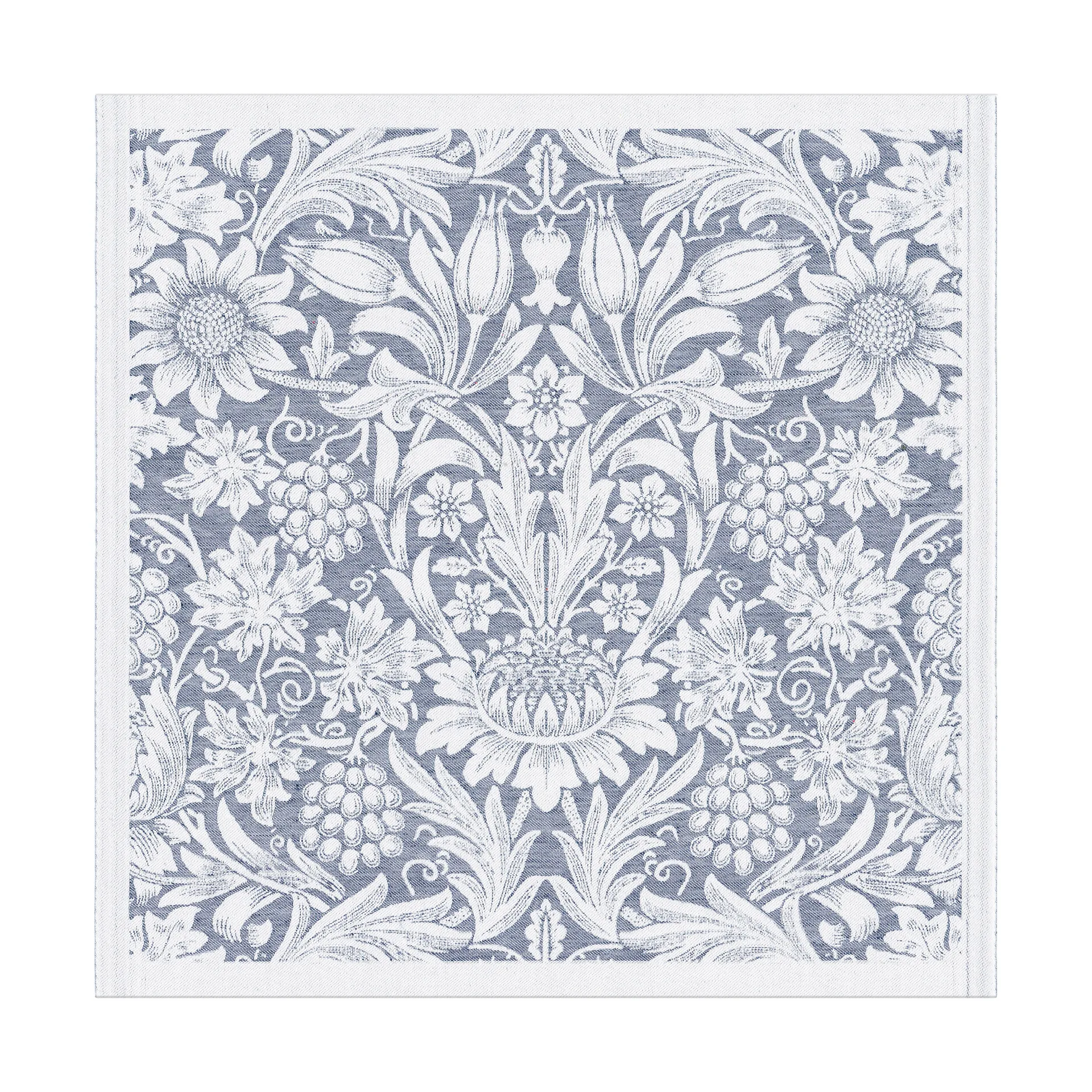 Sunflower napkin 50x50 cm, Blue Ekelund Linneväveri