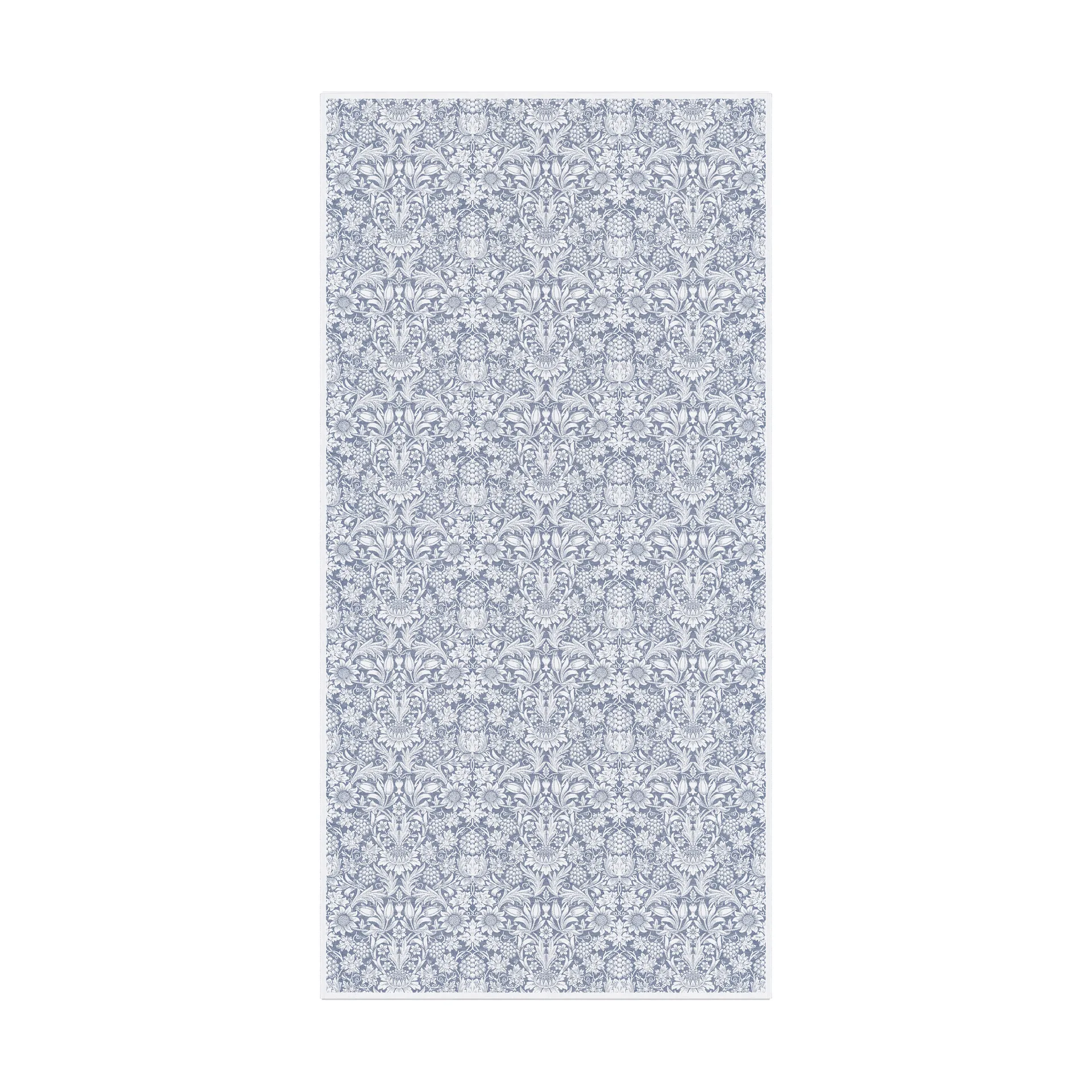 Sunflower tablecloth 150x300 cm, Blue Ekelund Linneväveri