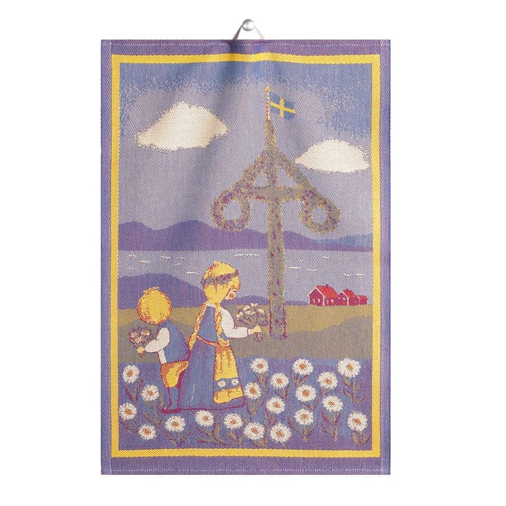 Svensk Sommar kitchen towel - 35x50 cm - Ekelund Linneväveri