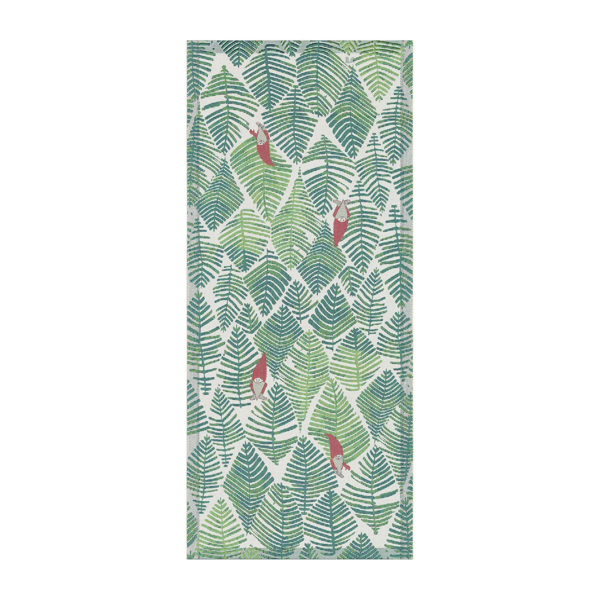 Tipp tapp tablerunner 35x80 cm, Green Ekelund Linneväveri