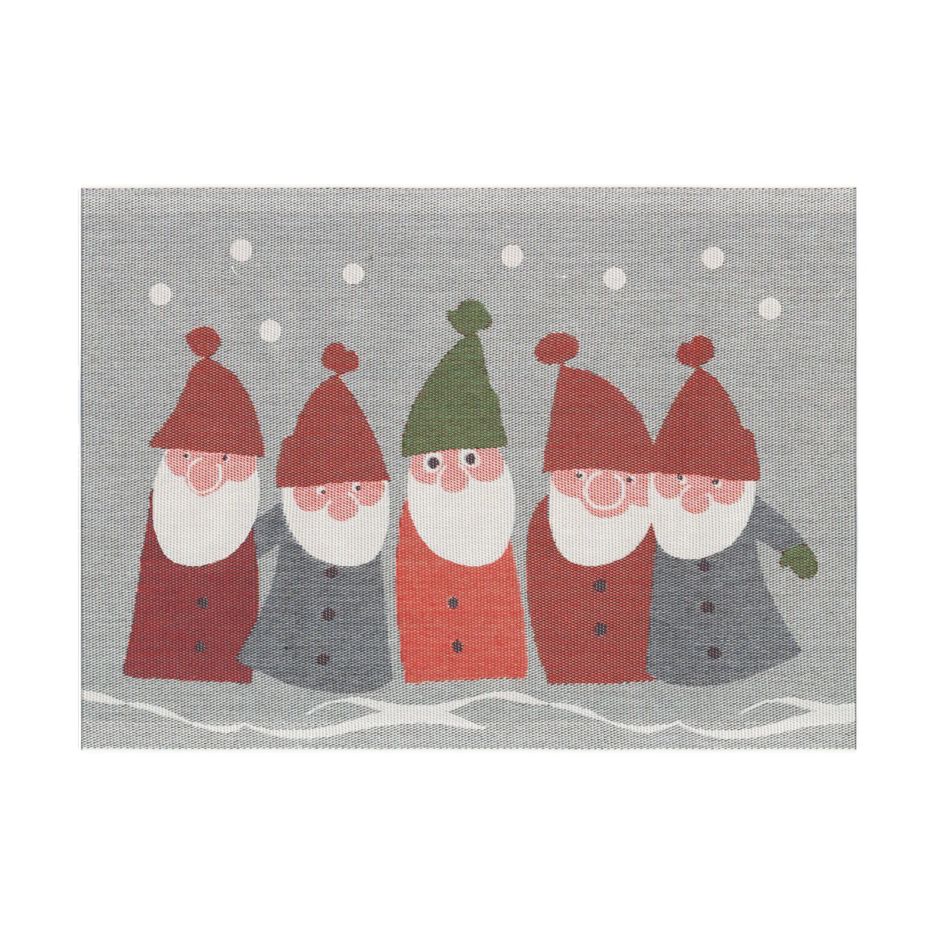 Tomtemöte placemat 35x48 cm, Multi Ekelund Linneväveri