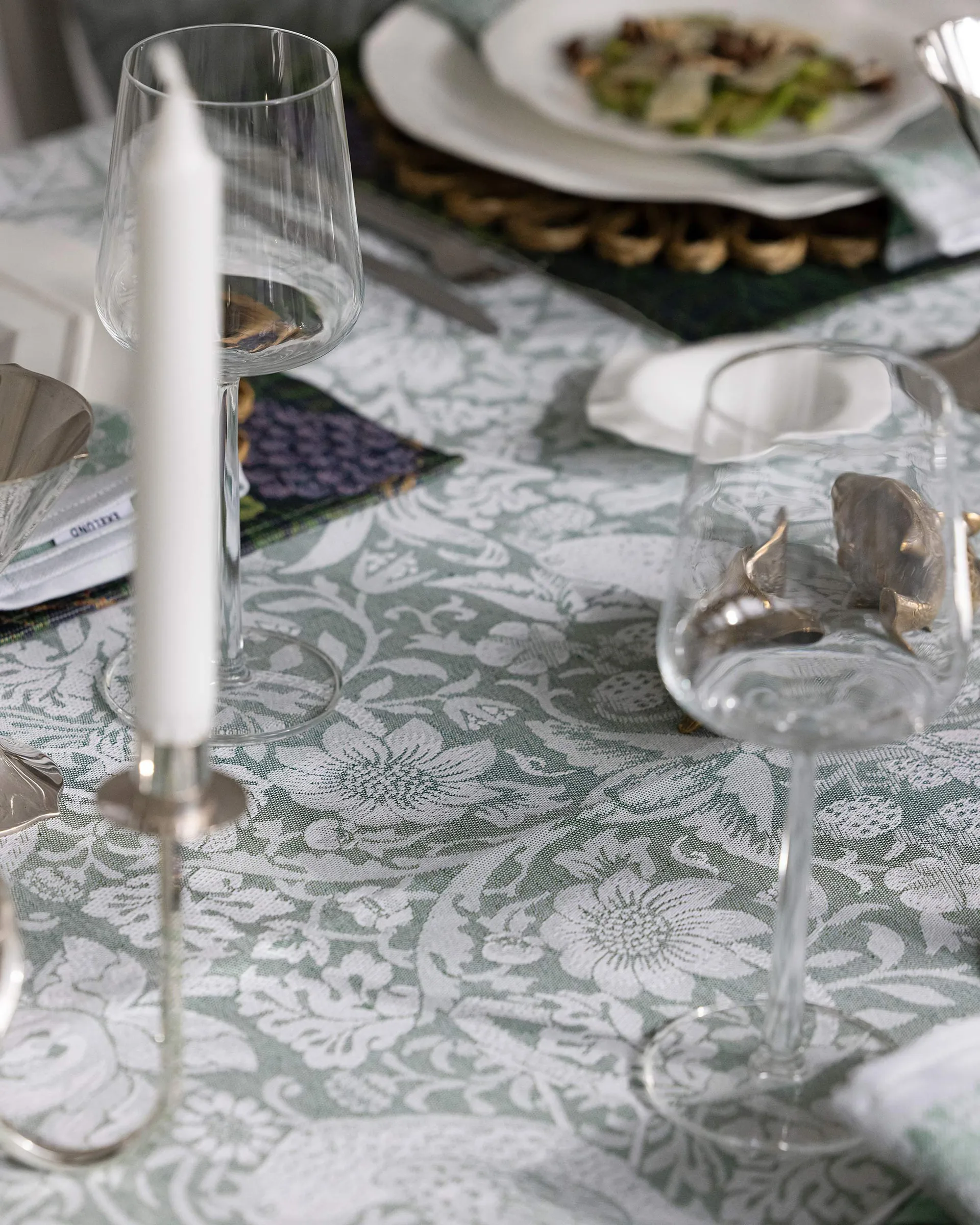 Tomtemöte placemat 35x48 cm, Multi Ekelund Linneväveri