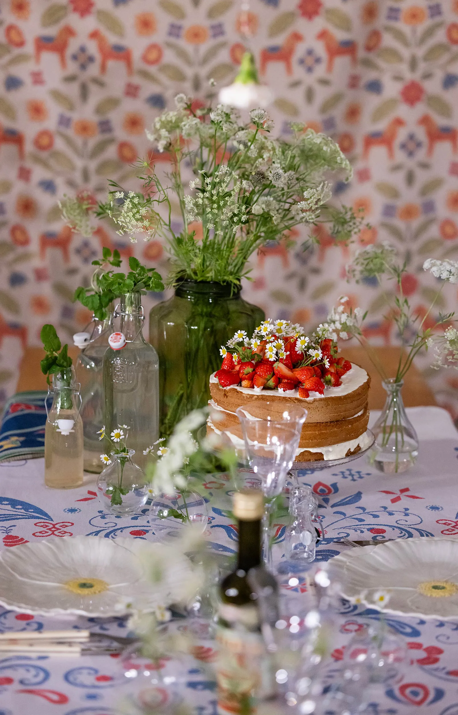 Torplyckan kitchen towel 35x50 cm, Multi Ekelund Linneväveri