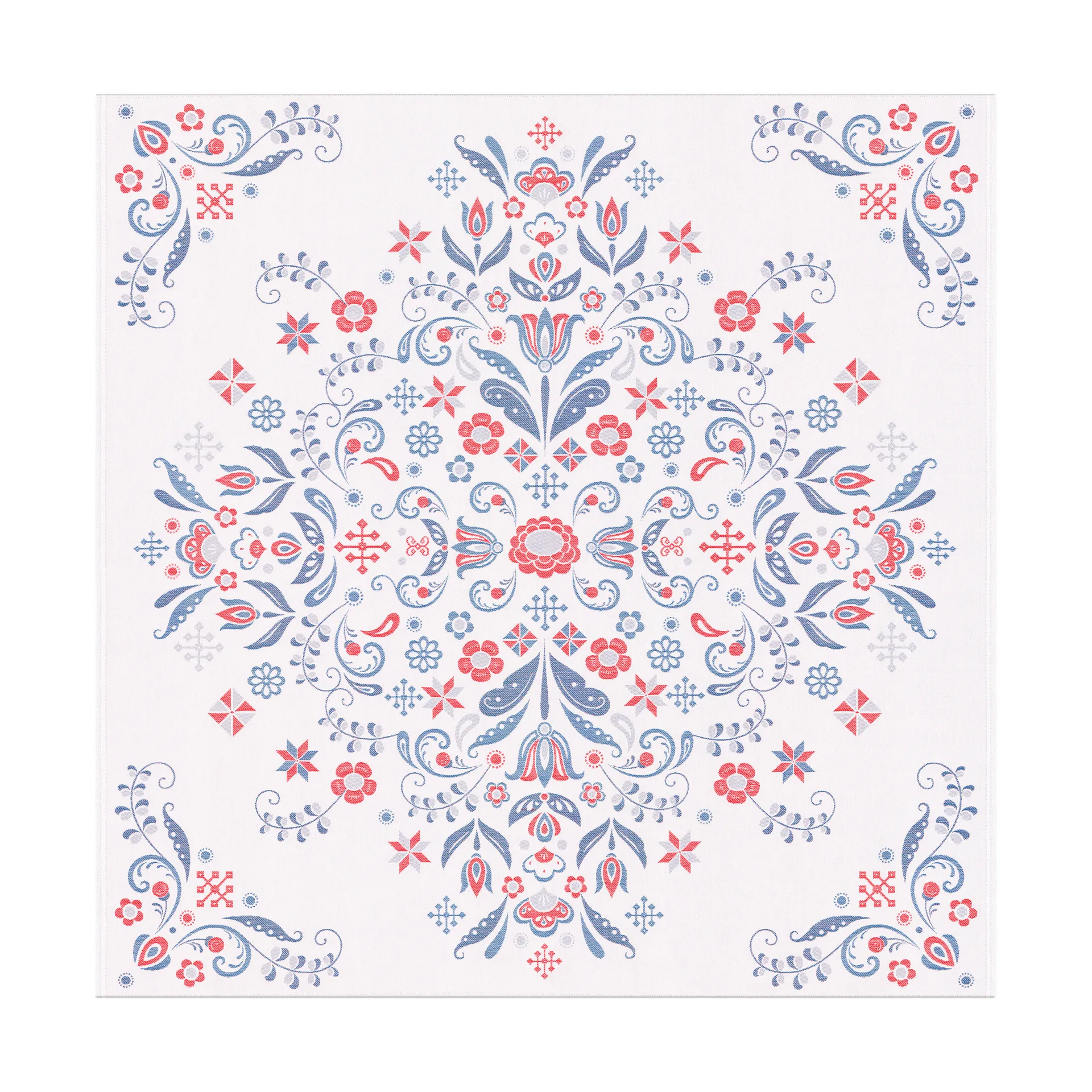 Torplyckan tablecloth 145x145 cm, Multi Ekelund Linneväveri