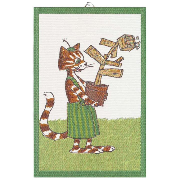 Träslöjd kitchen towel 40x60 cm - Multi - Ekelund Linneväveri