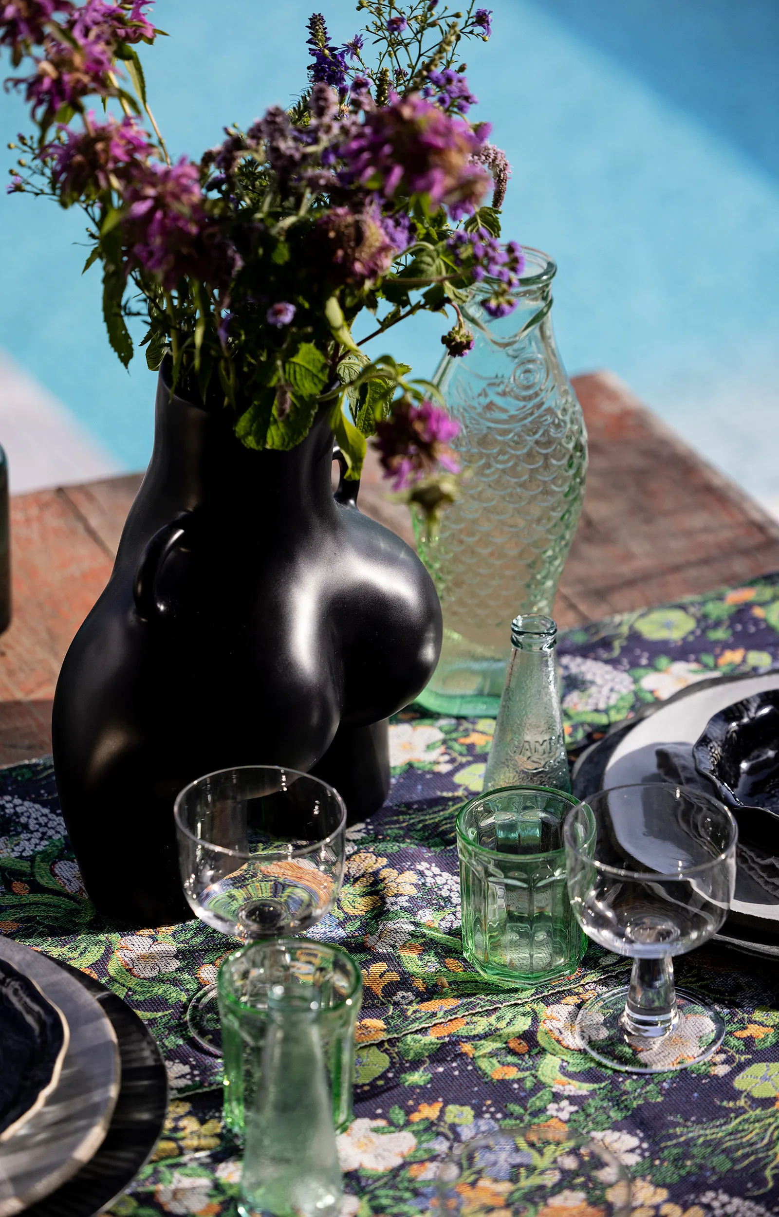 Vägrenen kitchen towel 35x50 cm., Multi Ekelund Linneväveri