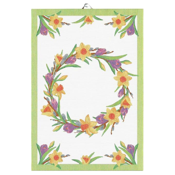 Vårfest kitchen towel 35x50 cm - Multi - Ekelund Linneväveri