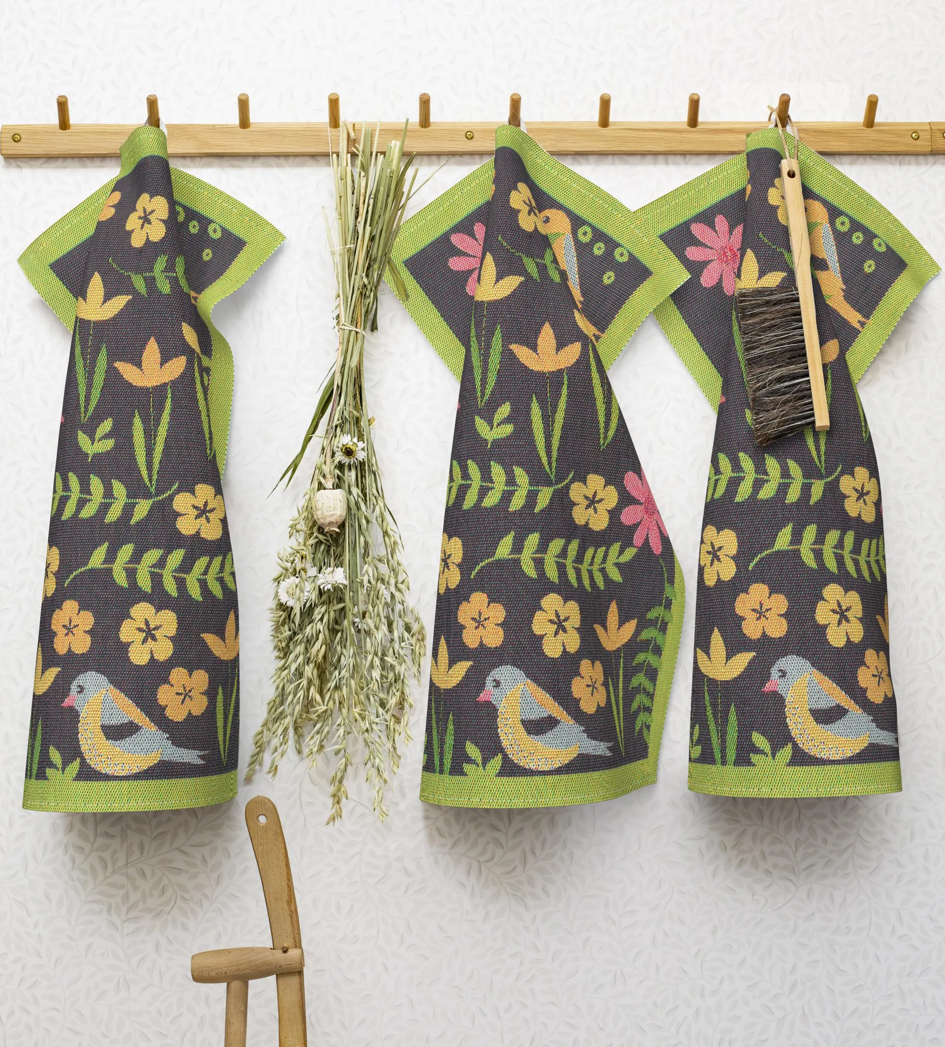 Vårsång kitchen towel, 35x50 cm Ekelund Linneväveri