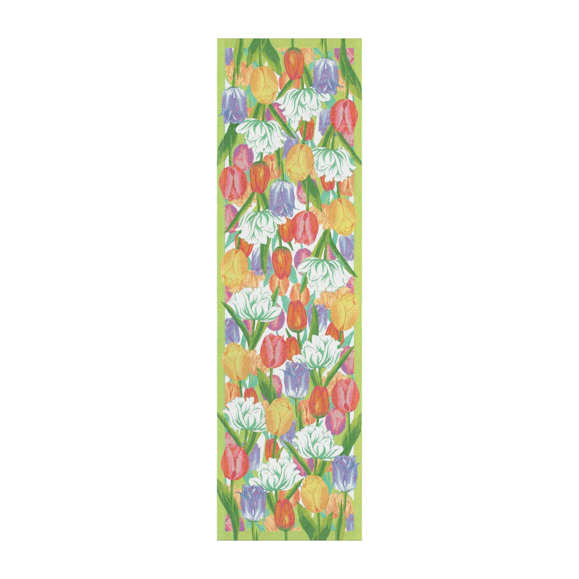 Vårtulpaner runner, 35x120 cm Ekelund Linneväveri
