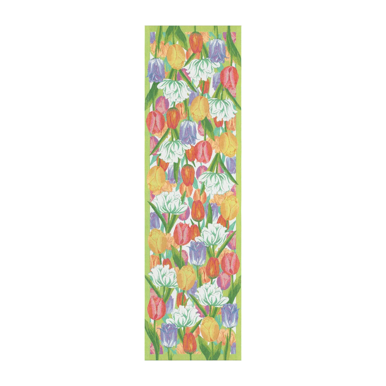 Ekelund Linneväveri Vårtulpaner runner 35x120 cm | Scandinavian Design | Table runners | Multi