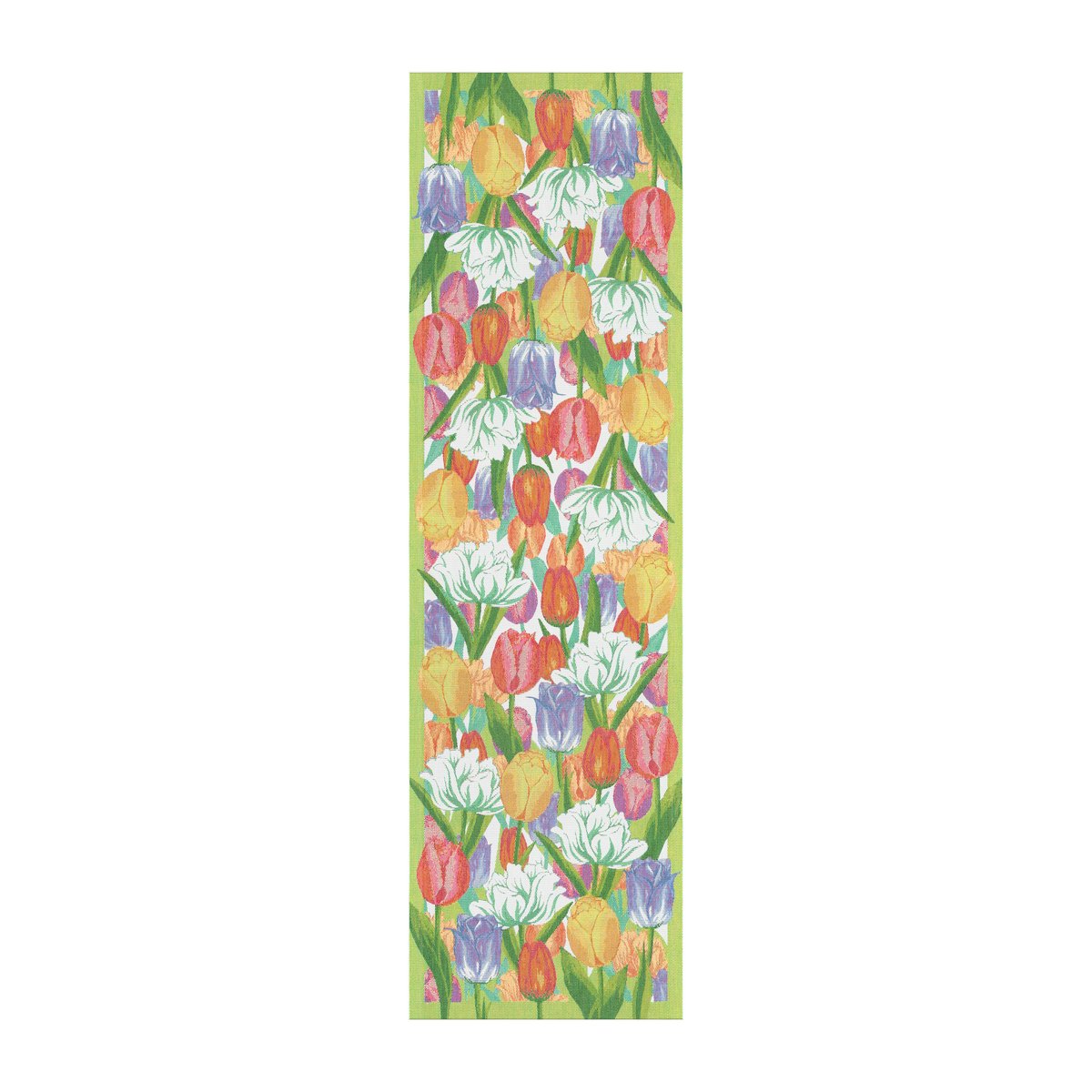 Ekelund Linneväveri Vårtulpaner runner 35x120 cm | Scandinavian Design | Table runners | Multi