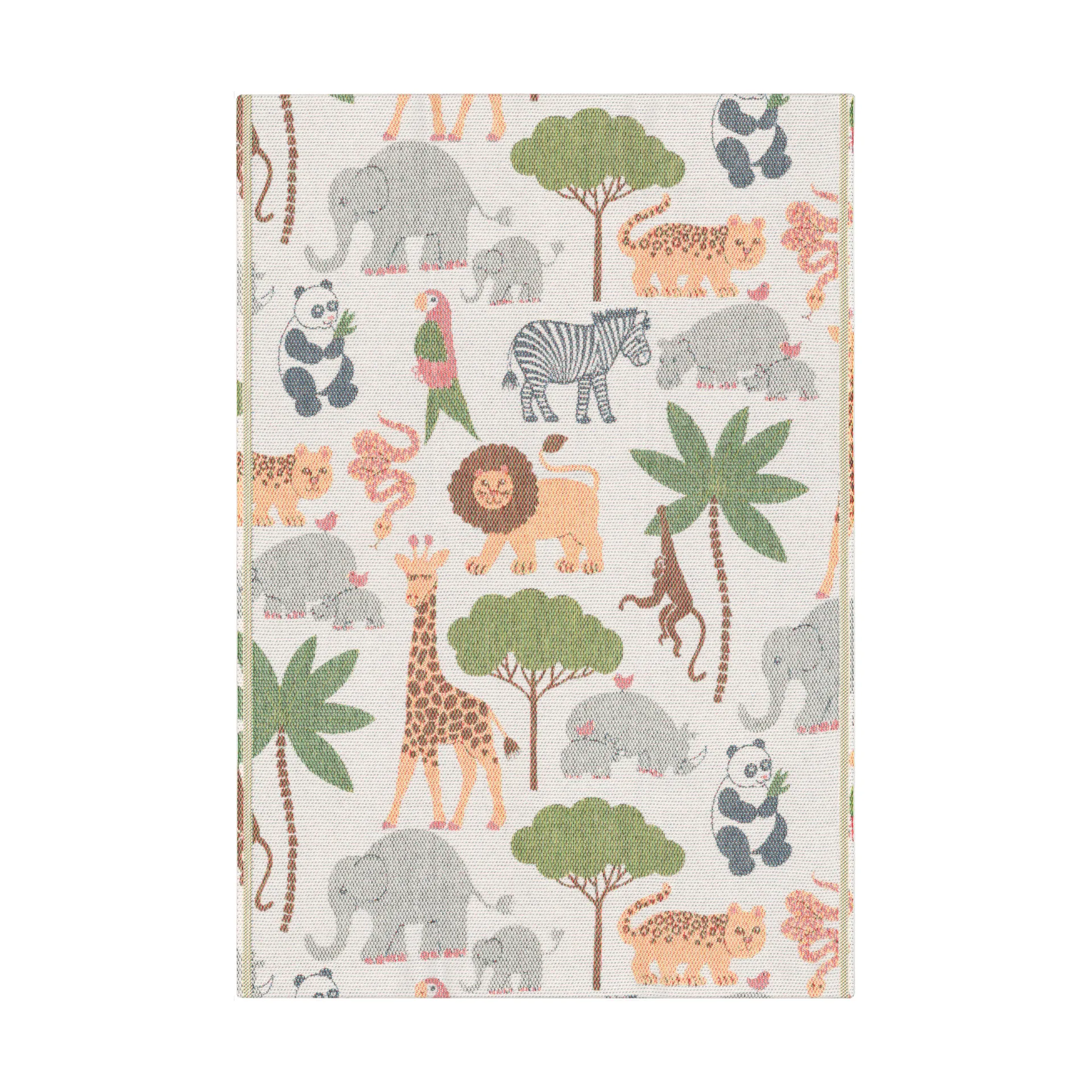 Vilda Vänner baby blanket 72x105 cm, Multi Ekelund Linneväveri